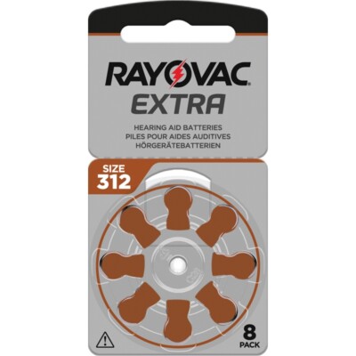 24x (3x8) Hörgeräte-Batterien Typ 312 Rayovac Extra (vormals Extra Advanced)