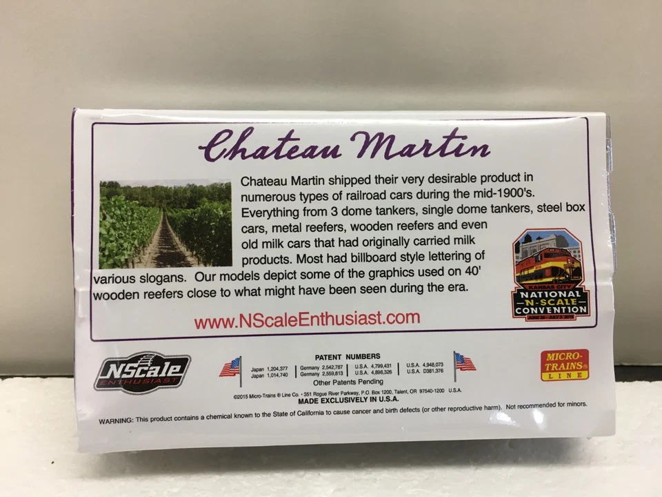 N Scale Micro Trains MTL Special Run 15-181 Chateau Martin 2-Pack - Image 3 of 3