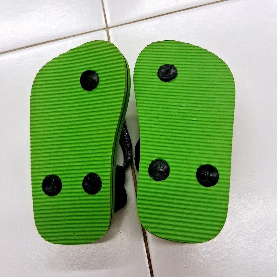 Teenage Mutant Ninja Turtles TMNT Toddler Flip Flop Sandals w/Backstrap-4/5 - Image 3 of 4