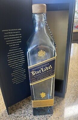 Johnnie Walker Blue Label With Box Scotch Whiskey EMPTY Johnnie Walker Blue Label With Box Scotch Whiskey EMPTY