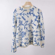 Sezane Wool Mohair Printed Pullover for Women