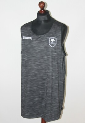 Maillot De Basket Réversible Unicaja Signé - Spalding - Chine