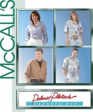 McCall's Sewing Pattern 4518 Shirts Short Long Sleeve Unisex Size 42" to 48"