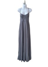 New SHOW ME YOUR MUMU M Soft Charcoal Crisp Godshaw Goddess Gown Women