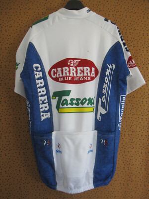 Vintage 1995 Team Carrera Tassoni cycling jersey (5) #320