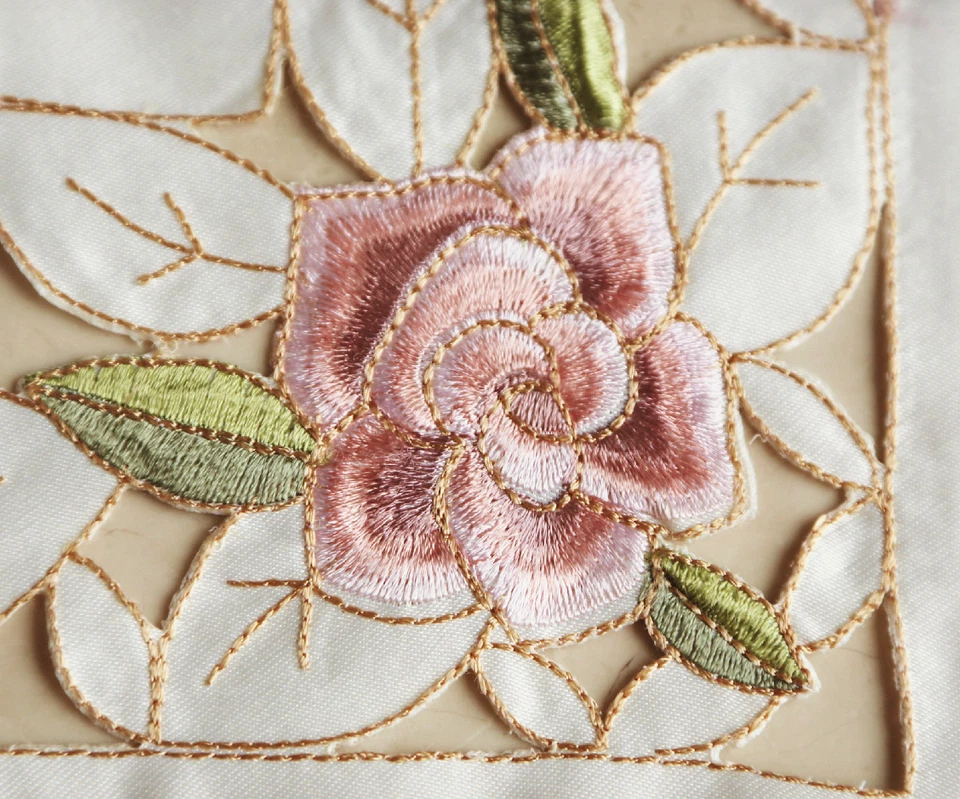 Vintage Embroidered Floral Placemats/Runners 14x20" 16x36" 16x45" 16x54" Oblong - Image 2 of 4