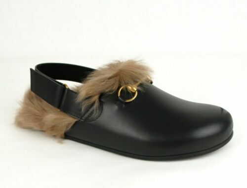 gucci flip flops with fur