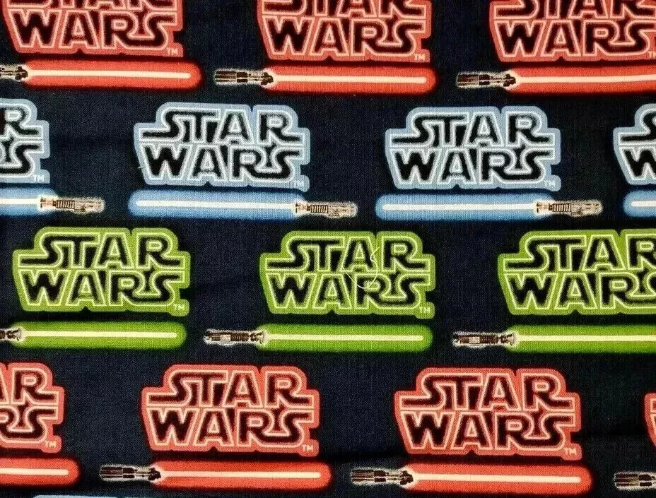 star wars logo fun fabric length piece 21 x 12 inch new - Image 2 of 2