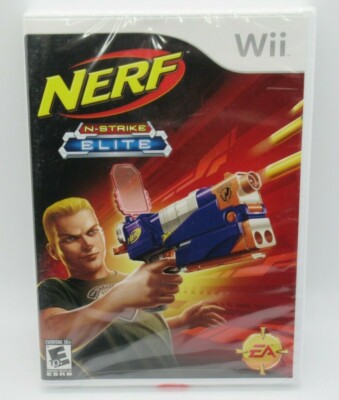 NERF: N-STRIKE ELITE GAME FOR NINTENDO Wii, COMPLETE, FACTORY SEALED, HASBRO