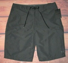 MENS HURLEY CHARCOAL SWIM BOARD SHORTS SIZE 32