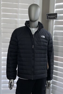 The North Face Mens Minoqua Insulated 600-Down FZ Puffer Jacket Black NWT $180