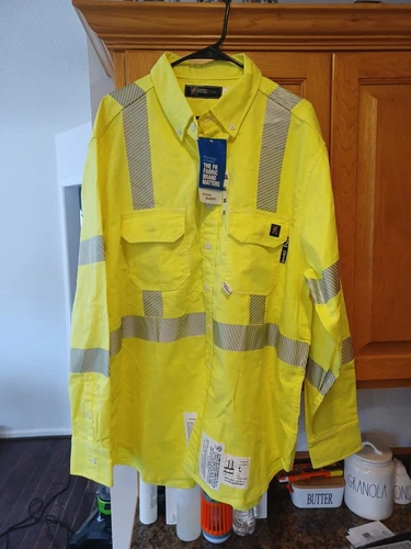 Neese VU7SH3FY Type R Class 3 UltraSoft Long Sleeve Fire Resistant Work Shirt XL video thumbnail