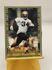 1999 Topps Draft Picks Ricky Williams New Orleans Saints #329 Rookie Card . rookie card picture