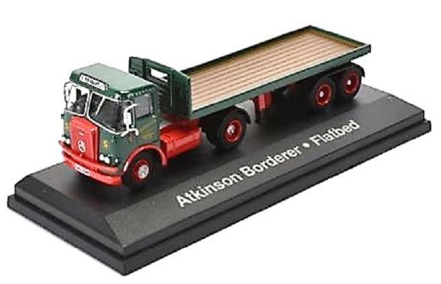 Atkinson Borderer with flatbed trailer Stobart - Truck - Atlas - 1/76  New + Sea