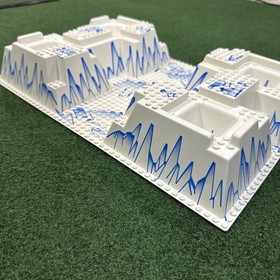 Lego 30271 raised baseplate Artic 32x48 Alpha Team Ogel's Mountain Fortress 4748