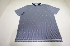 Greyson Diamonds All Day Polo Mens Size Medium Maltese Blue 1043G New 01309181