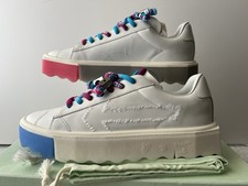 Off-White Virgil Abloh Sponge Sole Sneakers Women's Size 40 EU / 10 US White