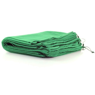 10 Stück Schuhbeutel aus Baumwolle mit Zugband ca.37x27cm GRÜN