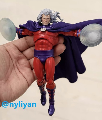 1/12 Male Cool Magneto Man Head Sculpt Model For 6''Action Figure Doll - Picture 4 of 8