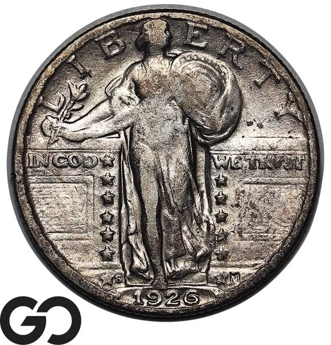 1926-S Standing Liberty Quarter, Key Date San Francisco Mint Issue