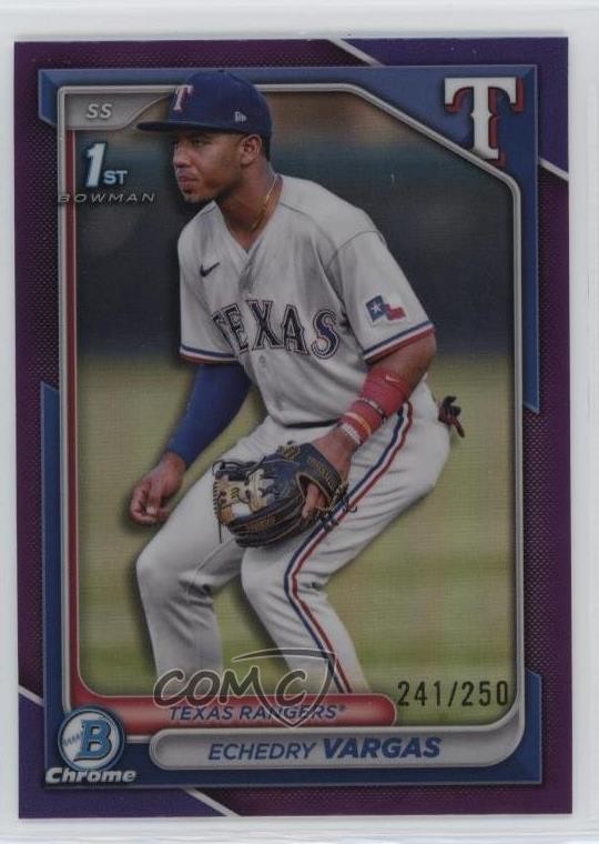 2024 Bowman Chrome Prospects Purple Refractor /250 Echedry Vargas #BCP-163 0hw6
