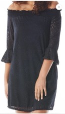 Beach House Style Kelsea Smocked Off the Shoulder Dress - Crochet Soleil Size S