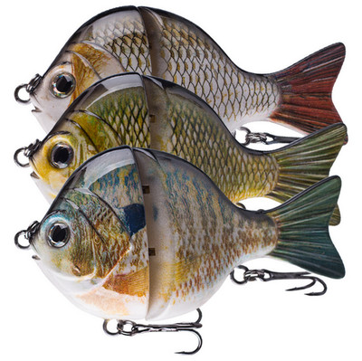 1PC Multi Jointed Fishing Lure Swimbait Minnow Bait Wobblers Crankbait 9cm/34.5g