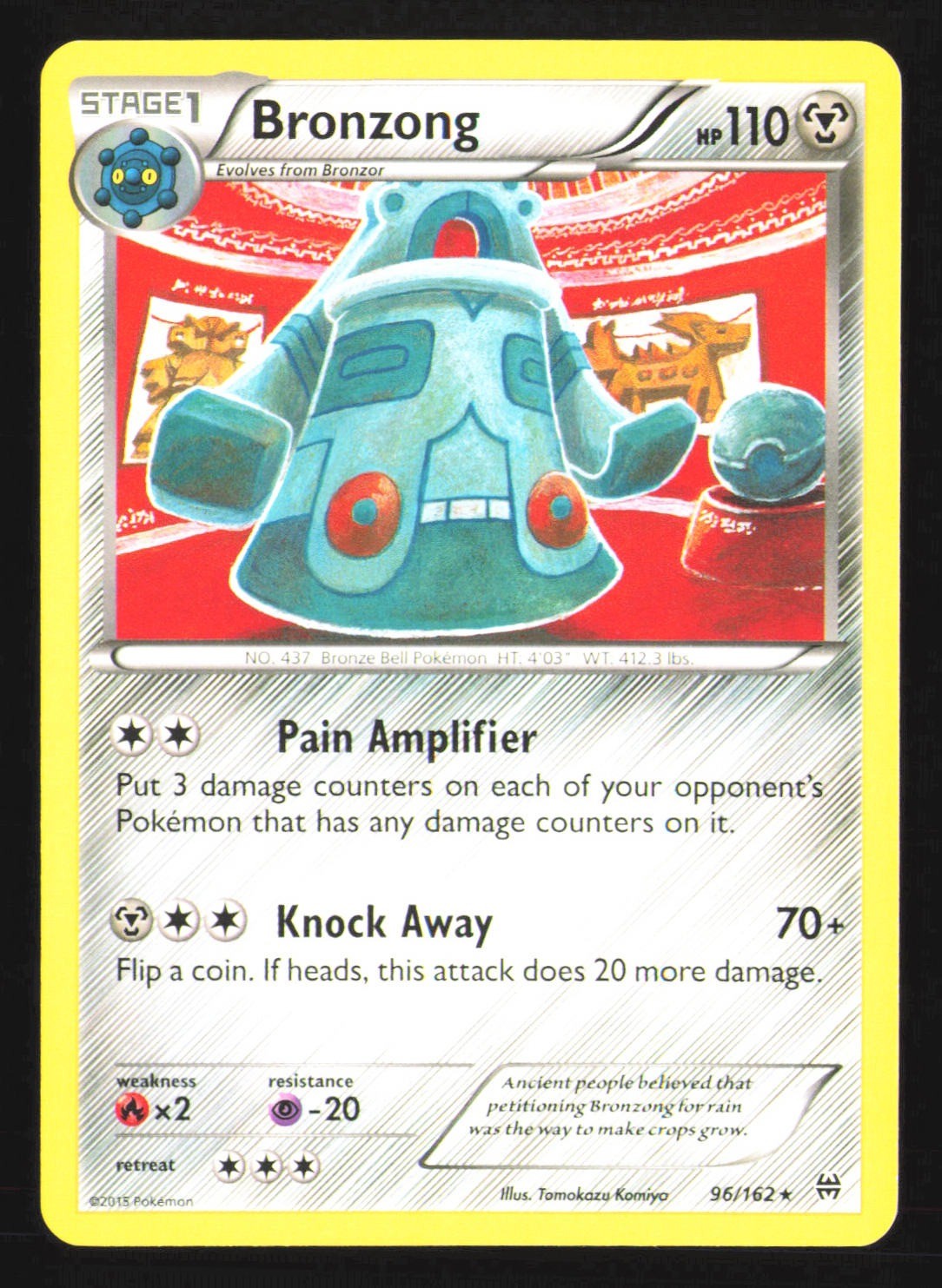XY - BREAKthrough #96/162 Bronzong