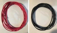 15ft each Black+ Red EPDM Rubber High Voltage 18 AWG Belden 8899 Test Lead Wire