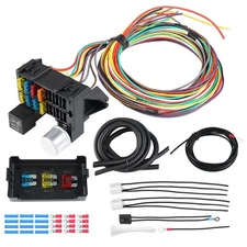 8 Circuit Wiring Harness Universal Wire Harness, Professional Automotive