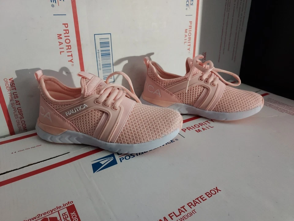 Nautica PARKS Sneakers Slip-On Athletic Shoes Blush Youth size 13 #trl8 - Image 2 of 4