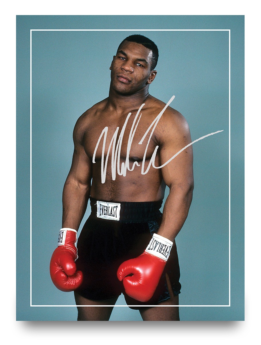 Mike Tyson Signed Boxing Collectible 8x6 Pre Printed Autograph