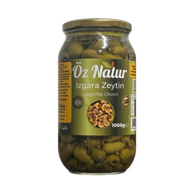 Öz Natur | Gegrillte Grüne Oliven 1kg