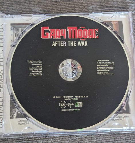 Gary Moore CD Set x5 Rock Blues Run For Cover Remastered - Picture 11 of 17