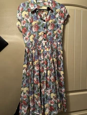 Vintage Floral Balenciaga Dress