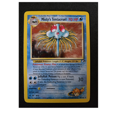 Pokémon Misty's Tentacruel 010/132 Gym Heroes Holo Rare 70 HP Stage 1 English