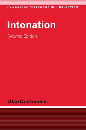 Intonation by Cruttenden, Alan  New 9780521598255 Fast Free Shipping<-