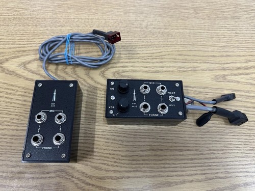 Mint Condition! Aviation RST 445 & 442 Intercom Set. **UNTESTED