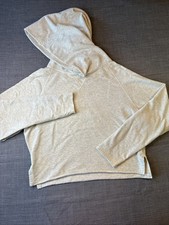 Lululemon Women's Heathered Polar Cream Ivory Oatmeal Pull Me Over Hoodie Size 6