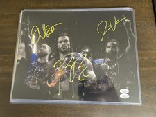 Roman Reigns (11x14)RARE wwe funhouse metallic jsa certed photo signed auto auto