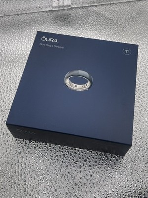 Oura Ring Gen 4 Size 11 Ceramic Midnight  