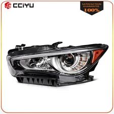 Left Driver Side Headlight Assembly w/LED DRL For Infiniti For Q50 2014-2022