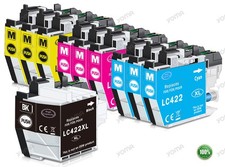 10 XL Patronen Für Brother LC-422 MFC-J5340DW 6540DW 5740DW 5345DW 6940DW 6590DW