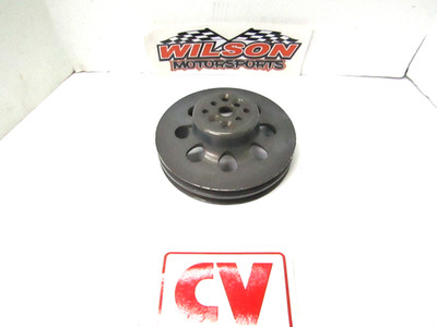 CV Products Billet Aluminum Water Pump 2 Groove Deep V-Belt Pulley