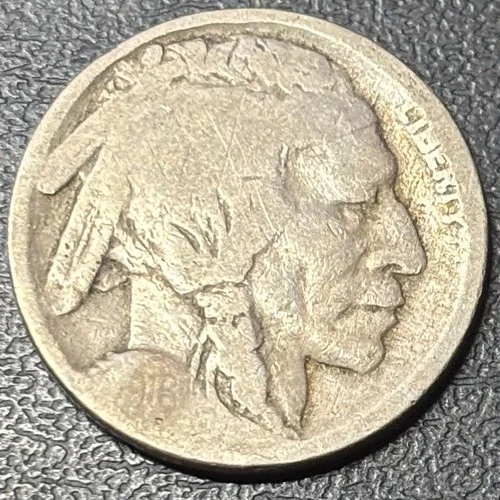 1916 Buffalo Nickel • (VG) Very Good to Good • Philadelphia Mint Date Restored