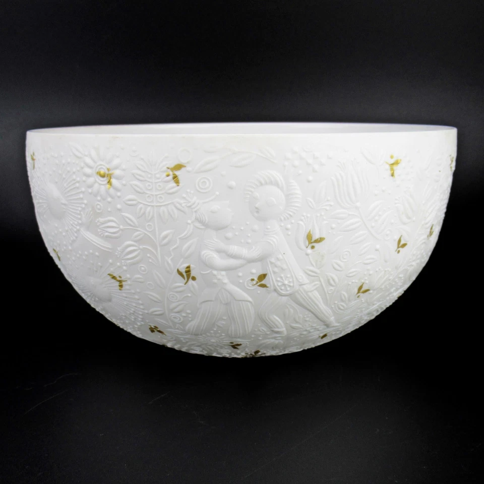 Rosenthal Porzellan Schale / Schüssel Serie Zauberflöte Papageno Wiinblad 19cm - Bild 2 von 4