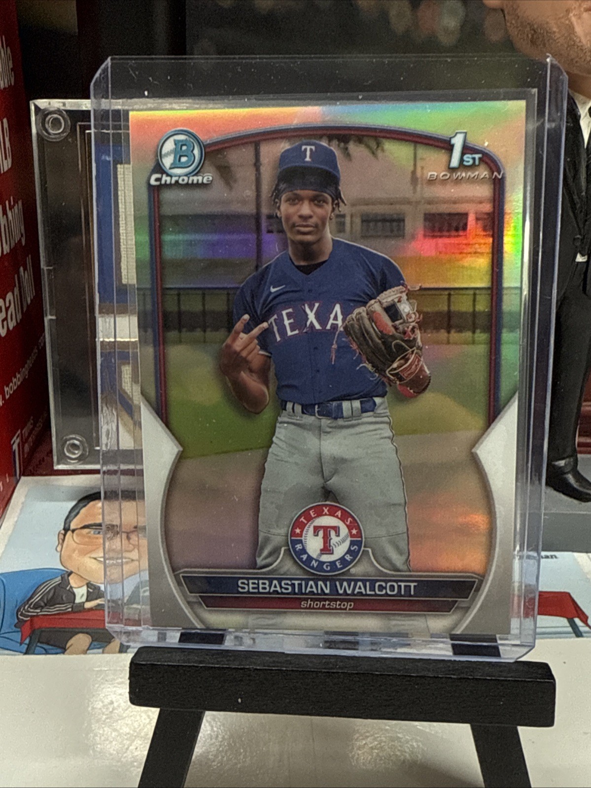 2023 Bowman Chrome - Prospects Sebastian Walcott #BCP-189 Refractor /499 (RC)