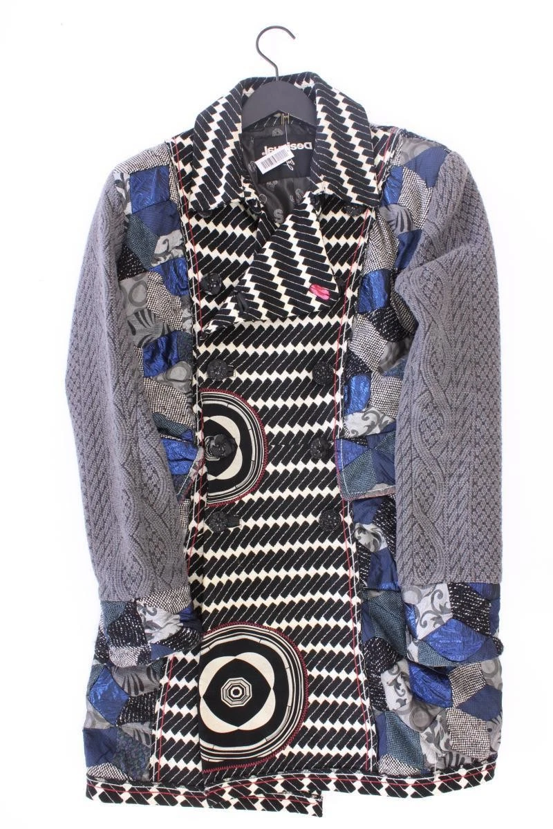 ⭐ Desigual Regular Mantel für Damen Gr. 44, XL grau ⭐