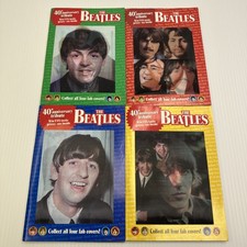 The Beatles 40th Anniversary Set Four Fab Covers 2003 Booklet Globe Special Dige