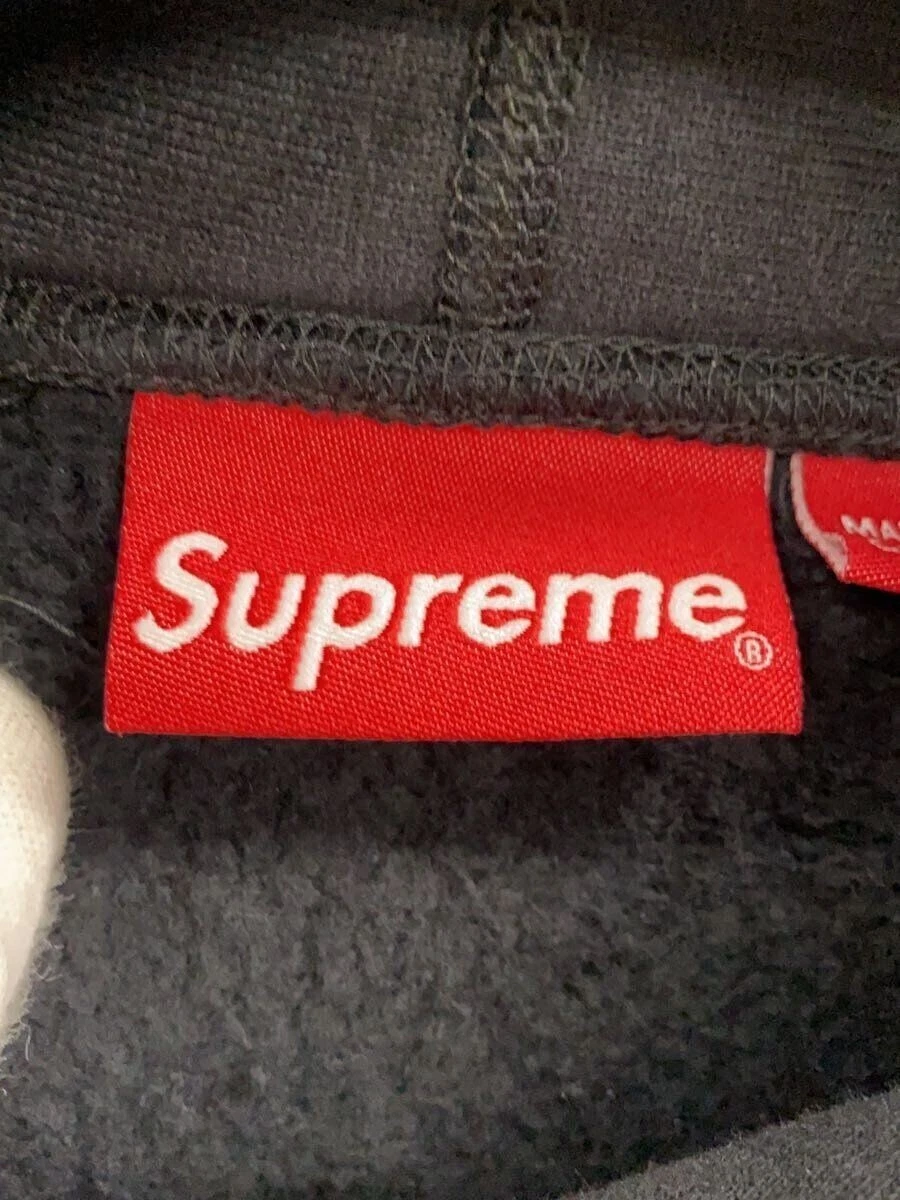 Supreme Felpa con Cappuccio Box Logo Felpa con Cappuccio S Cotone Nero Usata